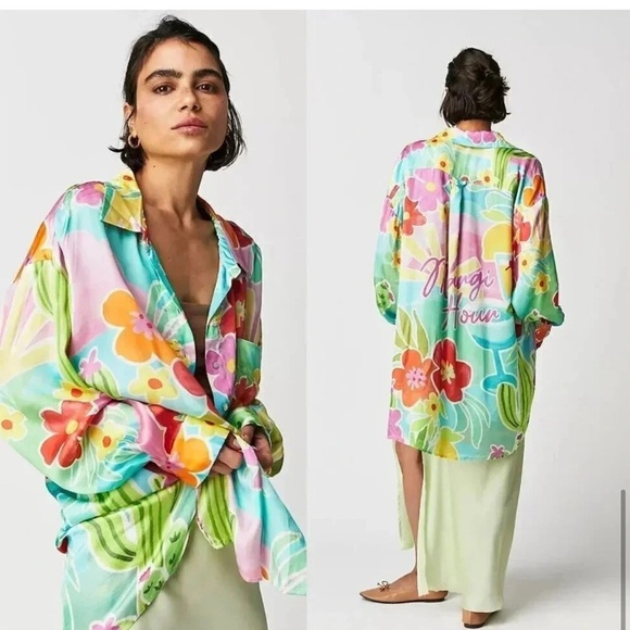 Spell Margi Hour Shirt Dress Tutti Fruiti